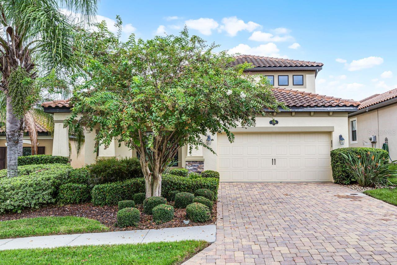 Welcome to this stunning home tucked away on a quiet cul-de-sac in the sought-after gated community of TerraLargo. Built in 2016, this residence blends modern design with thoughtful updates, including pavered driveway, tile roof, plantation shutters, paint and a murphy bed in the office.
Step inside to find a wide foyer and beautiful ceramic tile flooring that flows seamlessly through the main living areas. The open-concept layout connects the spacious living room, dining area, and kitchen, creating the perfect setting for entertaining. The kitchen is a chef’s delight, showcasing a large island with granite countertops, stainless steel appliances—including an upgraded refrigerator—and ample cabinet space.
The first-floor primary suite is privately situated at the rear of the home and features tray ceilings, a spa-like en suite bath, and a generous walk-in closet. Two additional bedrooms and a full bathroom are also located on the main level, providing comfort and flexibility for family or guests. Upstairs, you’ll find a second primary suite with its own full bath along with a versatile loft/office space. The Murphy bed in the office area is included, adding both function and style.
Outdoor living is just as inviting, with sliding doors leading to a covered lanai—ideal for relaxing evenings or weekend gatherings. Additional highlights include a paver driveway, two-car garage, irrigation system, and a newer AC system. Large backyard with fencing will give you the privacy and safety you desire.
Living in Terralargo means enjoying resort-style amenities such as a clubhouse, fitness center, swimming pool, tennis courts, playground, and beautifully landscaped surroundings. Conveniently located near shopping, dining, the YMCA, entertainment, and with easy access to I-4, this home truly has it all.
Don’t miss the opportunity to make this exceptional home your own!
