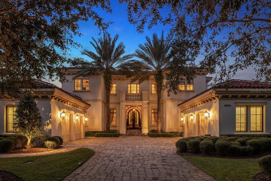 Welcome to a rare masterpiece of luxury living, perfectly situated in Golden Oak at Walt Disney World® Resort, within the ultra-exclusive Carolwood Reserve—a coveted enclave of only seven estate-sized homes. This extraordinary residence offers an unparalleled combination of privacy, scale, and magic, set on an oversized homesite overlooking the golf course and a sweeping golf course pond, with nightly Magic Kingdom fireworks views that transform every evening into an event. From the moment you enter, the home impresses with soaring two-story ceilings in the main living room, creating a dramatic yet inviting sense of grandeur. Designed for both elegant entertaining and exceptional everyday living, the estate features 10 bedrooms, 14 full bathrooms, and 2 half bathrooms, including two private guest suites ideal for family and friends. Thoughtful family-friendly spaces include a charming bunkroom and a playroom. The heart of the home is the expansive chef’s kitchen, beautifully appointed and complemented by a walk-in pantry and a butler’s pantry that seamlessly connects the kitchen to the spacious dining room—perfect for hosting unforgettable gatherings. A refined home office with built-ins provides a quiet retreat, while every inch of the home reflects meticulous maintenance and pride of ownership. Step outdoors to your own private resort oasis. The huge resort-style pool and spa are joined by a whimsical Mickey head–shaped pool, creating fun for all ages. The expansive outdoor living area features a gas fireplace, outdoor kitchen, and generous space for dining and lounging, all overlooking a large backyard framed by serene golf and water views. A firepit with a dedicated fireworks viewing area offers a front-row seat to Disney magic under the stars. Completing this exceptional estate is a 4-car garage, providing ample space for vehicles and storage. This is more than a home—it’s a legacy property in one of the most unique luxury communities in the world, where refined elegance, resort-style living, and the wonder of Disney come together in perfect harmony. 
Golden Oak at Walt Disney World® Resort is a residential resort community where families can live in the embrace of luxury, privacy and the magic of Disney. This gated community features distinctive neighborhoods of magnificent homes, expansive natural preserves and inviting amenities—including access to Golden Oak’s private clubhouse, Summerhouse, with superb food offerings served in a casually elegant dining room, courtyards, pool area, fitness facilities, and family room. In addition, residents have access to Club Life, Your Special Connection to the Magic, including access to the Golden Oak Member Services team, park transportation, signature club events, theme park experiences, Extra Magic Hours and much, much, more. Also at Golden Oak is Four Seasons Resort Orlando at Walt Disney World Resort, which hosts an 18-hole Tranquilo golf course, full-service spa, meeting facilities, and superlative restaurants.