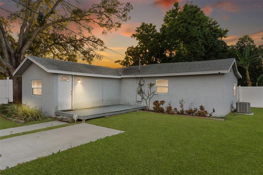One or more photo(s) has been virtually staged. Your opportunity awaits in St. Petersburg, Florida. This 3-bedroom, 2-bath single-family home, located in an unincorporated area with no HOA, offers flexibility for both homeowners and investors. Situated on a spacious lot with a fully fenced yard, the property provides room to grow, entertain, or add value over time.
The home features a functional layout and major recent improvements that add peace of mind, including a newer sewer line, new insulation, AC and roof (2019), and updated windows and doors (2023). The property is not located in a flood zone and experienced no damage from the 2024 storms, an added benefit for long-term ownership or rental use.

A large detached shed with a newer roof offers exceptional versatility. Ideal for a workshop, home gym, studio, or additional storage. The expansive, fully fenced yard enhances privacy and usability, making it well-suited for both everyday living and future improvements.

Conveniently located approximately 15 minutes from Madeira Beach and 20 minutes from Downtown St. Petersburg and Central Avenue, this home provides easy access to beaches, dining, entertainment, and major roadways.

Whether you’re a first-time homebuyer or an investor exploring long-term or short-term rental opportunities, this property delivers location and flexibility.