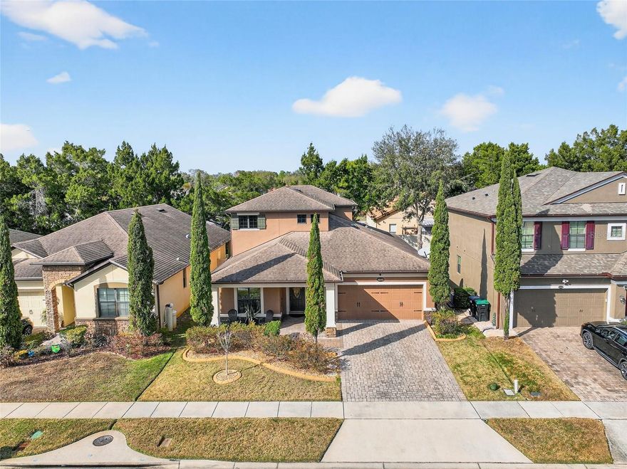 Rarely does a home of this caliber reach the market! Proudly offered by the original owners, this turnkey residence blends timeless style with superior construction. The main level welcomes you with a versatile flex room—perfect for a private home office or formal sitting area—leading into an expansive open-concept kitchen and family room. The chef-inspired kitchen boasts 42” Maple cabinetry, while durable ceramic tile flows throughout the common areas.
Retreat to the first-floor Primary Suite, featuring a spacious walk-in closet and a beautifully appointed ensuite. Upstairs, a dedicated planning center offers a second workspace, flanked by three generous bedrooms and a full bath. Built for longevity and efficiency, the home features Double-pane Low-E windows, core-fill insulation, a radiant roof barrier, and is generator-ready. With surround sound pre-wiring and elegant wood flooring in every bedroom, every detail has been considered.