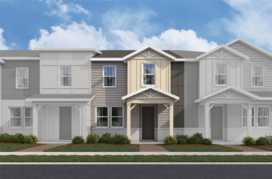 Welcome to the Richmond Interior, a stunning townhome situated in the desirable Aulin Square neighborhood of Oviedo built by Beazer Homes. This elegant home features 4 bedrooms and 3 bathrooms, providing a spacious and comfortable living environment. The 1,836 sq ft open floor plan includes a bright living room, a gourmet kitchen with quartz countertops, 42" upper cabinets with crown molding, stainless steel appliances, and a dining area perfect for gatherings.
The primary bedroom offers an additional sitting room, creating a serene retreat. Additional bedrooms are generously sized and versatile, suitable for family, guests, or a home office.
Enjoy the private rear courtyard, ideal for outdoor entertaining or relaxation. This townhome also includes a covered front porch and a detached 2 car garage.
Located close to Hwy 417, Publix and near to UCF, this home offers convenience and a vibrant community atmosphere.
Beazer Homes is proud to be America’s #1 Energy-Efficient homebuilder. In 2024, our homes achieved an average net HERS® score of 37 (including solar) and a gross HERS® score of 42—the lowest publicly reported scores among the top 30 U.S. homebuilders identified by Builder Magazine’s Top 100 list (ranked by 2024 closings).
Take advantage of our special buyer incentives which may include closing costs, design studio upgrades, FLEX dollars, and more. Contact us today to learn more about how you can benefit from these exclusive offers.