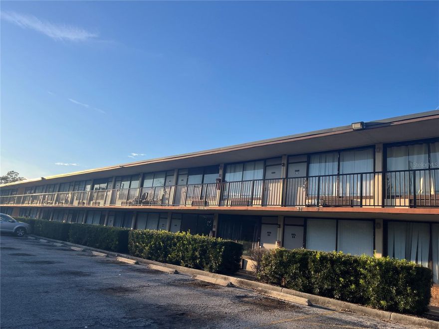 Check out this furnished studio across from florida mall. What a great location! close to so many businesses , shopping , dining areas and the new universal park . Perfect for an investor  or a couple to call home. The HOA fee includes electricity , water , cable, trash, community pool . All information provided are deemed to be correct, but not guaranteed, please double check if you have any concerns. Sold AS IS.