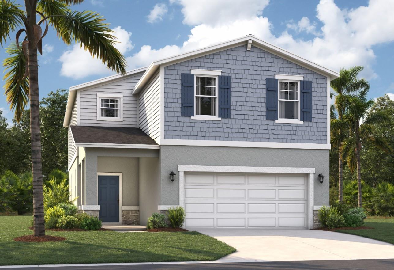 One or more photo(s) has been virtually staged. Under Construction. Wynnstone is a thoughtfully planned community nestled in the heart of one of Florida's fastest-growing counties. Located in Davenport, it offers the perfect combination of tranquility and everyday convenience. Just 12 miles southwest of Disney and minutes from the shops and restaurants of Posner Park, everything you need is close to home. With Highway 27 less than a mile away and I-4 just minutes from your door, getting to Central Florida attractions or the Gulf Coast is quick and easy. Stanley Martin at Wynnstone's elegant single-family homes start from the mid-$300s and feature open-concept layouts, modern finishes, and flexible designs designed for comfortable everyday living. But life here goes beyond your front door. Enjoy scenic walking trails, relax by the pool and cabana, or spend time with loved ones at the playground and dog park. It's a community designed to connect, relax, and fully enjoy Florida's outdoor lifestyle. Wynnstone isn't just a place to live: it's where comfort, convenience, and community come together. Come discover where your next chapter begins.
The Jensen offers a smart, open-concept floor plan with plenty of storage, perfect for all buyers. At the center of the home is a spacious living room with an adjoining dining area and a full kitchen with an oversized island and walk-in pantry. The main level offers a standard patio off the living room with a covered deck for enjoying the Florida sunshine. Upstairs, the primary suite features a private bath with a shower and walk-in closet. Down the hall, you'll find three additional bedrooms that share a bath with double vanities and a large loft that offers plenty of opportunities for entertaining or storage. The Jensen's impressive use of space makes this single-family home comfortable and efficient, with all the benefits of a Stanley Martin home.