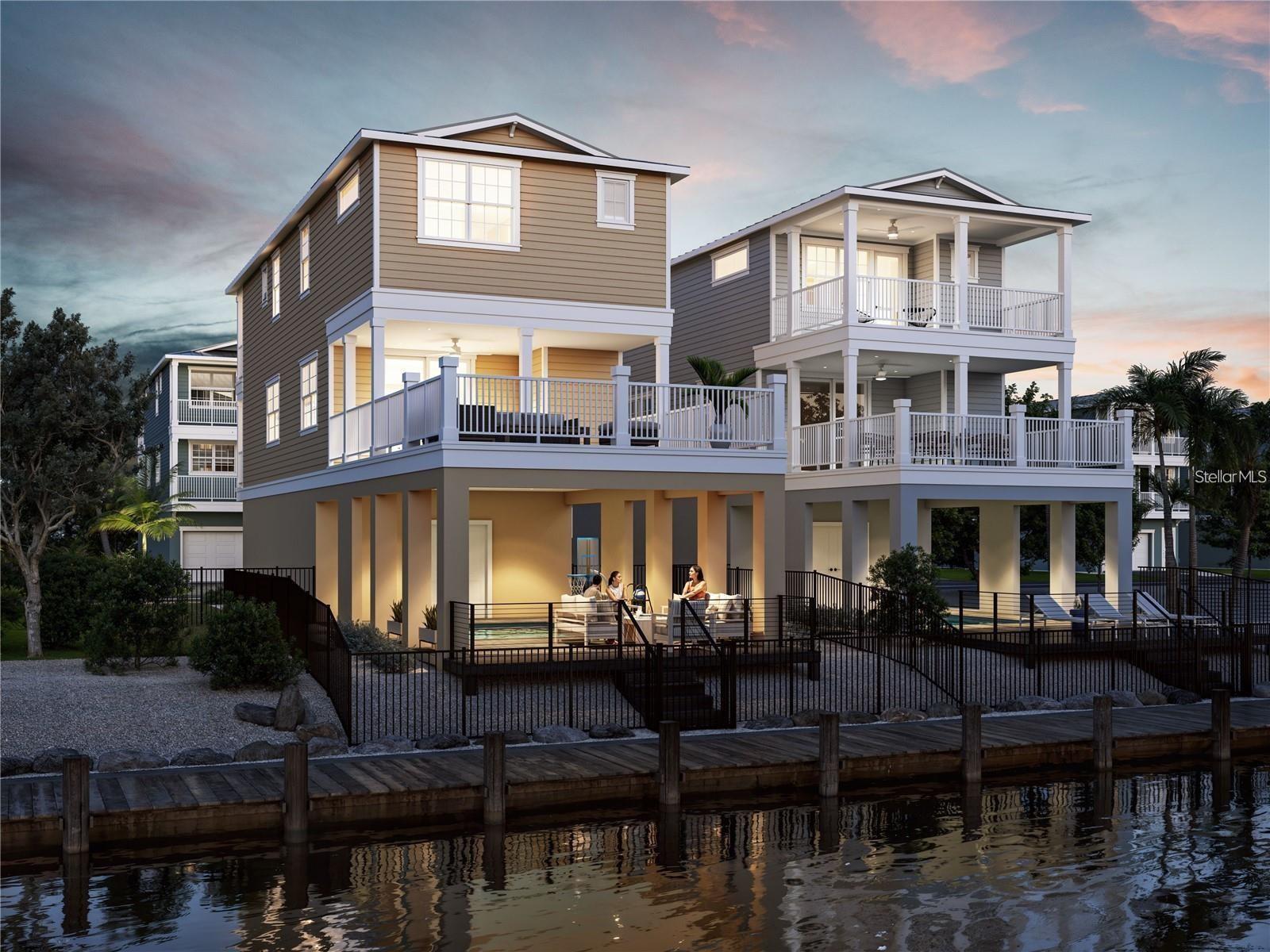 Pre-Construction. To be built. Discover the perfect blend of luxury, sustainability, and peace of mind in this beautifully designed home located in Hunters Point, a premier hurricane-resilient community just off Anna Maria Island (8 minute walk to beach). This energy-efficient residence is built to handle Florida’s harshest storms while providing a comfortable, effortless coastal lifestyle. No insurance claims or water intrusion in previous years, even after recent major hurricanes, the home offers a level of security that’s rare to find in a waterfront setting. Built with cutting-edge, storm-resilient materials and technology, it's designed to be self-sustaining and virtually headache-free, minimizing ongoing maintenance and utility costs. The home features a modern coastal layout with an open floor plan, high-end finishes, and smart energy systems that work for you around the clock. Homeowners have the opportunity to enjoy exclusive access to boating, outdoor recreation, and all the charm of life near Anna Maria Island—without the worry. Now available with the 4th bedroom for added flexibility and an extended deck offering uninterrupted sunset views, perfect for relaxing or entertaining outdoors. Whether you're looking for a stress-free primary residence or a fantastic investment property with built-in peace of mind, this is a rare chance to own in a community where safety, convenience, and the beach lifestyle come together seamlessly. Developer is paying for a 3/2/1 buy down which includes a 4.75% interest rate for the first year or offering a credit if you should choose to purchase with no financing! This home isn’t just built for now—it’s built for the future! Call now to schedule a tour for yourself!