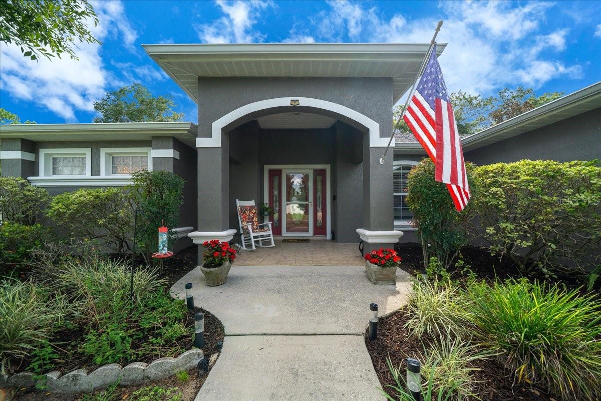 Beautiful 3/2 POOL home located in a quiet subdivision. This home has it all! A beautiful front door invites you in, where you'll notice the warmth of the colors in an open concept floor plan. To your right is a flex space that you can use as an office or formal dining, and right in front of you is a spacious family room open to the breakfast area and kitchen. The kitchen features brand new high-end appliances and nice wood cabinets with crown molding. The laundry room has plenty of space for storage, a mop sink, and plenty of counter space for folding or crafts. The master bedroom is plenty big for that king-sized bed, end tables, and storage galore with big closets, and also features an inset tray ceiling. Dual sinks with a separate tub and shower in the master bedroom. There's also an additional 264 sq ft of indoor space under heat and air off the family room that overlooks the gorgeous screen-enclosed saltwater pool. There's also a boat shed outside to park your favorite toy and a shed for extra storage on top of the oversized 2-car garage! New roof in 2023! New Appliances in 2025! The home is located minutes from Lowe's, Aldi, Six Gun Plaza, restaurants, hospital, and more! Schedule your showing today and get acquainted with your new home!