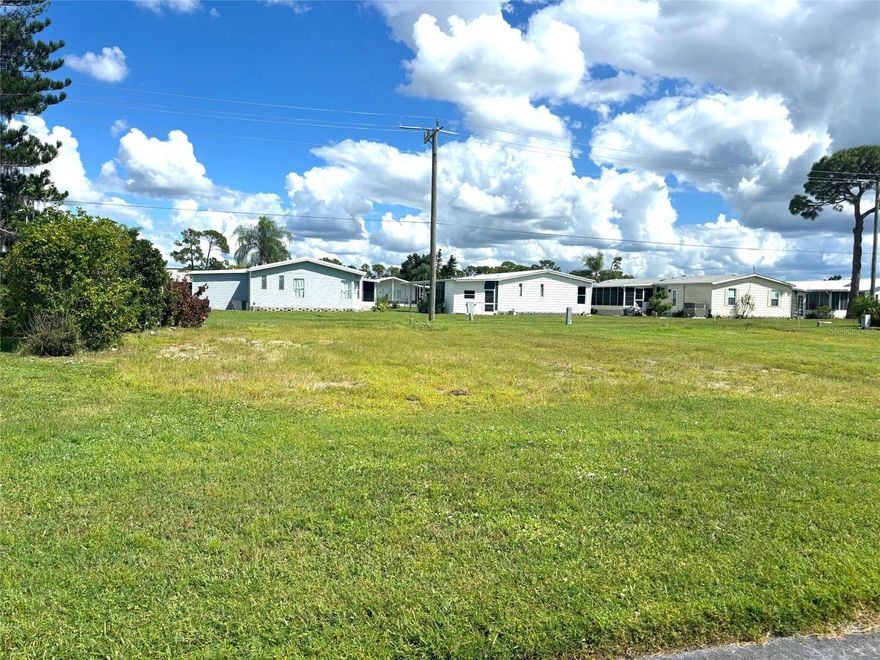 Lovely vacant lot near the front of La Casa. Bring in your new home and begin enjoying the La Casa lifestyle. La Casa, a vibrant 55+ community, offers the ultimate Florida lifestyle. We have 974 home sites nestled among a wide variety of native trees with spacious common grounds surrounding our eight lakes. We are located between Sarasota and Fort Myers with access to the Myakka River. We are convenient for shopping, sightseeing, golfing, fishing and boating. We have two pools with adjacent hot tubs, ideal for soaking muscles that are tied from golfing or tennis. Wi-Fi is available at the Clubhouse, Activity Building and Rec Hall, where our pools are located, so you can catch some rays while catching up on your emails! Sound enticing? Come for a visit and see for yourself why La Casa is the ultimate destination for snowbirds and full-time residents!