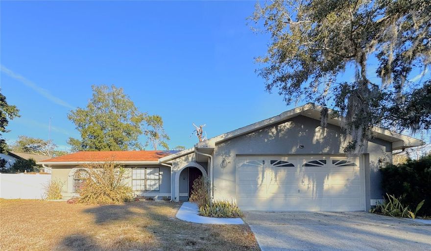 * Large Inverness Highlands 2 bedroom, 2 bath, 2 car garage with bonus room (Potential 3rd bedroom) * Corner lot * Fully fenced backyard * No carpet! * Inside the city limits * Close to everything including rails to trails! * Separate living and dining areas * Split bedroom floor plan * Master bedroom has walk in closet with built in storage * Laundry hook-up is in the garage *