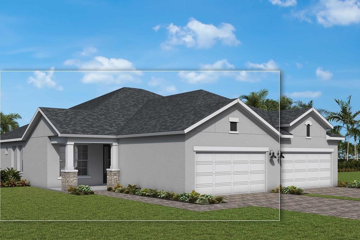 Under Construction. The Searidge floor plan in the Gracewater community of Sarasota, FL, blends modern design with functional living. This single-story paired villa offers 2 bedrooms, 2 bathrooms, and a 2-car . The owner’s suite is a serene retreat with a spa-like luxurious super shower, perfect for unwinding after a long day. At the heart of the home enjoy the designer kitchen, featuring stylish finishes, ample cabinetry, and a spacious island perfect for cooking and entertaining. French doors lead you into the enclosed study, perfect for a home office, library, or creative retreat. Start your mornings on your lanai boasting a private conservation views. David Weekley Homes, renowned for quality craftsmanship, the Searidge provides flexible spaces ideal for both relaxing and hosting. Enjoy a low-maintenance lifestyle with included lawn care, while hurricane impact windows provide peace of mind and enhanced protection, ensuring both convenience and security in your dream home. Residents enjoy access to Gracewater’s upcoming amenities including pool, clubhouse, fitness center and pickleball courts, creating a vibrant lifestyle in a sought-after location.
