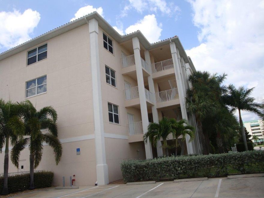 ANNUAL RENTAL 2+ flex room, 2 bath- Rent is $2500  and Sec dep $2000 Sec dep available 3-1 GORGEOUS WATER VIEWS FROM THIS RARE premier PGI location, close to Fisherman's Village, on a salt water canal. This home is larger than most houses! The tall ceilings and a bright, airy open floor plan shows off your furnishings. The gourmet kitchen has ample cabinetry, granite counters,
breakfast bar, breakfast nook and separate formal dining room. Large living
room with tile floors and sliders to the large lanai. Spacious flex space
with beautiful French doors is perfect for an office plus has a murphy bed
for guests. The generous sized master bedroom boasts gorgeous water views, a
huge walk-in closet and a master bathroom with dual sinks, a seated vanity
area and a walk-in shower. Huge storage closet behind parking space, under
the building. Relax on the expansive covered, screened lanai and watch
breathtaking sunsets over the canal. Soak in some sun in the sparkling,
heated community pool Punta Gorda and Port Charlotte where you can enjoy the
shores of Charlotte Harbor with its spectacular sunset views, incredible
boating, sailing and fishing, a fabulous Downtown quaint Punta Gorda with
its' variety of restaurants and shopping, several golf courses, the Pickle
Plex and easy access to US-41 and I-75. It's home to many events including a
Saturday Farmer's Market, wine walks, art fairs, boat tours, convenient to
the Punta Gorda airport, and has 18 miles of bike and pedestrian trails
connecting the city. Convenient under building parking, elevator and water included!