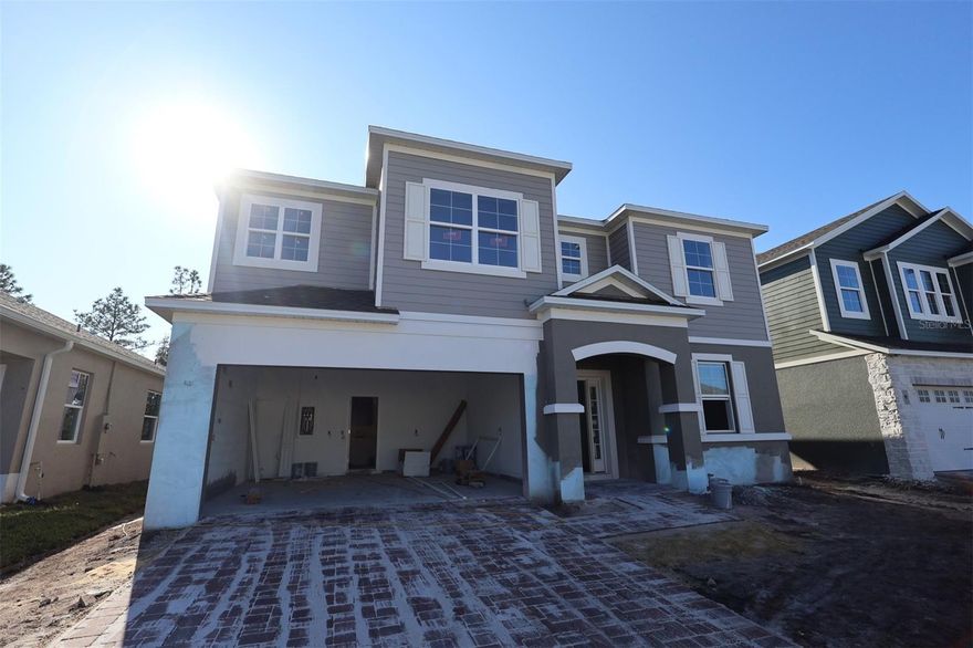 Under Construction. Discover this stunning new construction home at 5166 Prairie Preserve Run in St Cloud, FL. Built by M/I Homes, this thoughtfully designed 4-bedroom, 3-bathroom home offers 2,489 square feet of comfortable living space and a 2-car garage.
 
The quality of design is evident throughout this home, featuring carefully selected finishes and thoughtful layouts that maximize both functionality and comfort. Each room has been designed with attention to detail, ensuring that every square foot serves a purpose.

The open-concept living space creates a seamless flow throughout the main areas, perfect for both daily life and entertaining. The owner's bedroom provides privacy and tranquility with its en-suite bathroom and walk-in closet.