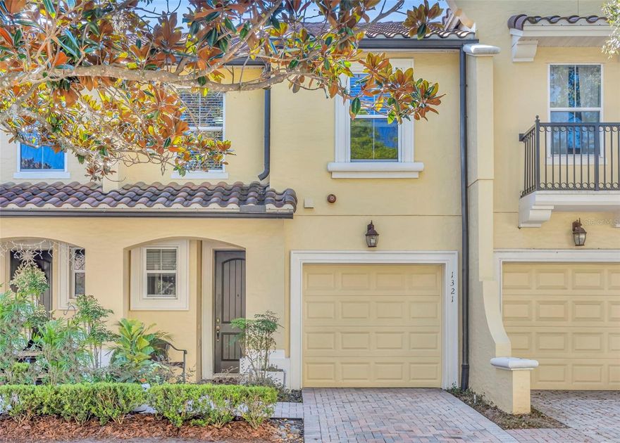 RECLAIM YOUR TIME: Stop sacrificing your sleep and evenings to the I-4 commute. Located in the gated community of Montacino, this 3-bedroom, 2.5-bath (one owner) townhome sits at a convenient midpoint between Downtown Orlando and Sanford—approximately 15 minutes to each—offering everyday convenience for work and play. Snowbirds will appreciate the lock-and-leave ease and proximity to Orlando’s world-class amusement parks and beaches.     MECHANICAL PEACE OF MIND: Meaningful updates include a new HVAC system (January 2025) and an appliance suite featuring a whisper-quiet Bosch dishwasher (2023) plus a new refrigerator and microwave (2026). This unit is truly move-in ready.     DESIGNER INTERIORS: Engineered hardwood flooring flows through the living and dining areas, up the stairwell, and upper hallway. Fresh interior paint and updated designer lighting throughout create a bright, airy, and modern feel.     THOUGHTFUL FLOORPLAN: The main level offers open-concept living with seamless flow from the kitchen to living and dining areas, plus a shaded, treed green space just off the rear porch. Upstairs, the generously sized primary suite provides room for a desk, reading nook, or even exercise equipment—a true retreat with flexible space to suit your lifestyle. Two additional bedrooms and a convenient second-floor laundry add to the home’s smart design.     EXCEPTIONAL HOA VALUE: The community’s five-year bulk service contract includes high-speed internet, WiFi equipment, and an expanded television and streaming package, simplifying monthly bills and reducing out-of-pocket utility costs.   COMMUNITY: Enjoy maintenance-free living with access to a resort-style pool, scenic walks along Lake Charity, and gated entry. Convenient to Winter Park, Downtown Orlando, and the North Orlando business corridor. A well-priced opportunity for a unit of this caliber in Montacino.   LESS TIME COMMUTING, MORE TIME LIVING - MAKE CONTACT TODAY TO EXPERIENCE THIS HOME IN PERSON.