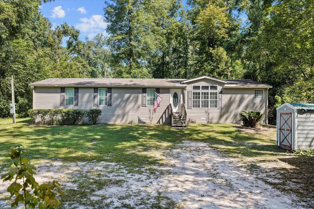 mpressive 4 bedroom/3 bathroom manufactured home located on one acre in the gorgeous Three Rivers Estates Community. Three Rivers Estates (TREPO) maintains nine private parks located on the Ichetucknee and Santa Fe Rivers across two counties, this location is true gem and for only $175 annually you can have access to all private boat ramps to have family gatherings, boating and playing! This home has an huge floor plan, as you enter the front door you will notice a bright open floor plan, the large living room, a spacious dining room, a kitchen perfect for entertaining, many many cabinets and extra counter top space. A large breakfast nook area with custom built in shelving or would be perfect for a family room. A true split floor plan with three bedrooms , 2 bathrooms on one side of the home and the master bedroom and master bathroom off the living room. Each guest bedroom offers ample space , a Jack n Jill bathroom shared by one set of bedrooms , then another guest bathroom. Master is HUGE! It has an added space that is perfect for an office or nursery with a larger master bathroom. Property is one full acre perfect for LOW maintenance. Situating in such a desirable area , right near the Santa Fe River and several local towns nearby for all your amenities, dining and shopping. This home is a must see! Call today for YOUR tour! Accepting ALL loans!