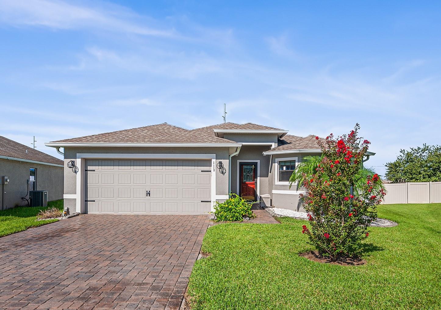 Welcome to your Florida dream home! This beautifully updated 4-bedroom, 2-bath pool home offers everything you need to enjoy life to the fullest—heated pool, owned solar panels, stunning sunsets, and an enormous walk-in closet in the primary suite. Nestled at the end of a cul-de-sac with no rear neighbors, this gem is located in the desirable gated, lakefront community of Lake Mariana Reserve.
Freshly painted and thoughtfully designed with a 3-way split floor plan, this home offers both privacy and versatility. Inside, you'll fall in love with the stylish kitchen, the luxuriously large primary suite, and the massive walk-in closet. The spacious, open-concept great room flows seamlessly into the screen-enclosed, heated pool and covered patio, creating the perfect setup for entertaining or quiet relaxation. Step into your own tropical oasis, complete with additional outdoor entertaining space, a fire pit area, and a generous backyard—ideal for gardening, pets, or play.
Love the water? You’ll enjoy access to the community dock, as well as amenities like a playground, outdoor gathering space, guest parking, and a community book exchange—all with low HOA dues and no CDD fees.
The owned solar panels offer tremendous energy savings, while two recent third-party home inspections prior to the builder warranty expiration provide added peace of mind.
Whether you're growing your family or settling into your next chapter, this home offers comfort, style, efficiency, and a true sense of community. Don’t miss your chance to say “Welcome Home!”