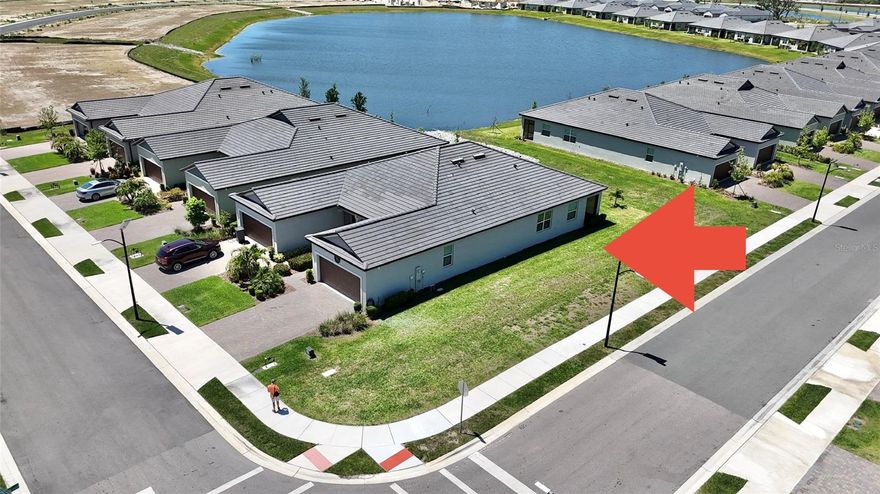 Rare opportunity to own a one-owner, end-unit villa on a corner lot in the gated 55+ community of Prosperity Lakes in Parrish. This single-story block construction home offers 3 bedrooms, 2 bathrooms, a 2-car garage, and 1,486 square feet of thoughtfully designed living space.

This villa is uniquely positioned within the community and is not located on the main road, offering added privacy compared to many other homes in the neighborhood, and is conveniently located close to the clubhouse. The home features a paver driveway and a durable tile roof designed for Florida conditions, along with a screened-in lanai for outdoor enjoyment.

Inside, the open-concept layout seamlessly connects the kitchen, dining, and family room, creating a functional and comfortable living space. Interior features include light tile flooring throughout the main living areas, crown molding, rounded wall corners, modern hardware finishes, updated light fixtures, accent walls, and custom built-in closet systems for added storage and organization.

The owner’s suite is privately situated and includes a spacious walk-in closet and en-suite bathroom. Two additional bedrooms or a flexible space provide options for guests, office use, or hobbies.

Residents enjoy gated access and use of the Medley Club, which features resort-style amenities including a clubhouse, fitness center, restaurant, and sports courts, along with a pool and a full calendar of social activities.

Conveniently located near major roadways, shopping, dining, and Gulf Coast beaches, with close proximity to Sarasota, Tampa, and the continued growth and development throughout Parrish.

Schedule your private showing today. (Furnishings available also)