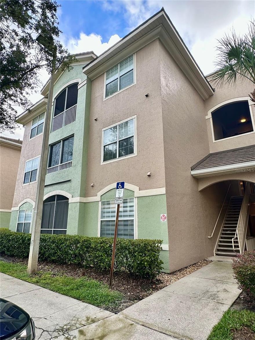 Spacious and updated 2-bedroom, 2-bathroom condo offering 1,107 sq ft of living space, built in 2001, located in the desirable gated community of Cypress Woods. This second-floor unit features an open-concept layout with a bright living and dining area that opens to a screened private balcony. The kitchen includes all major appliances, ample cabinet space, and a breakfast bar. The primary bedroom features a walk-in closet and a private en-suite bathroom. The split floor plan offers privacy with a generously sized second bedroom and adjacent full bath. The unit includes vinyl flooring throughout (no carpet), in-unit washer and dryer, and central air conditioning. Cypress Woods offers resort-style amenities, including a community pool, clubhouse, and well-maintained landscaping. The HOA fee includes exterior maintenance, grounds care, amenities, and more. Ideally located near I-4, Florida Turnpike, Mall at Millenia, Universal Studios, shopping, dining, and entertainment. Great opportunity for owner-occupants or investors. Schedule your showing today!