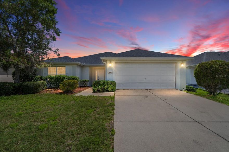 One or more photo(s) has been virtually staged. Not too big and not too small—this WELL-MAINTAINED CITATION MODEL, 2 Bedroom, 2 Bath home with a DEN offers the perfect balance of comfort, functionality, and Florida living. From the moment you arrive, you’ll notice the attractive curb appeal with manicured landscaping, and a welcoming entrance. Step inside and you are greeted by an open floor plan with volume ceilings and an abundance of natural light. The main living area feature easy-care flooring and a layout that flows seamlessly from the living room to the dining area—perfect for both everyday living and entertaining. The kitchen is designed with convenience in mind, offering ample cabinet space and plenty of counter area. Whether preparing meals or hosting guests, this space is both practical and inviting.This well-designed 2-bedroom, 2-bath home also features a flexible den—ideal for a home office, library, or additional guest accommodations. The primary suite provides a relaxing retreat with a spacious bedroom, generous closet space, and an en-suite bath. The guest bedroom and bath are thoughtfully positioned to provide privacy for visitors. Enjoy the Florida lifestyle year-round in the screened lanai, perfect for morning coffee or evening relaxation. The outdoor space offers privacy and a peaceful setting to unwind. Won't last lon g at this great price. Roof new 2021, HVAC 2013. ALL FURNITURE SHOWN IS VIRTUAL