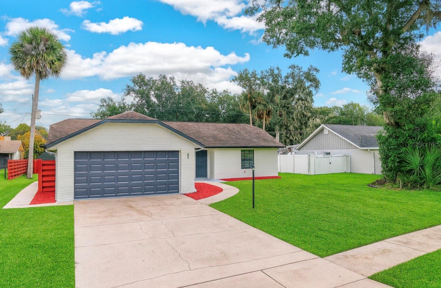 One or more photo(s) has been virtually staged. Welcome to this stunning 3-bedroom, 2-bath single-family home with a sparkling private pool, perfect for Florida living. Fully remodeled, this residence blends timeless charm with modern comfort. Step inside to find a bright floor plan featuring stylish finishes, updated flooring, and a beautifully renovated kitchen with quartz countertops, modern cabinetry, and stainless-steel appliances. The spacious living and dining areas flow seamlessly to the screened fiberglass pool featuring new pump and filter. Ideal patio for entertaining or relaxing outdoors.
Enjoy peace of mind with major updates already done: Roof (2016), AC (2014) and a brand-new water heater (2025). The home also includes a 2-car garage, ample storage, perfectly located near top schools, shopping, and dining this move-in-ready home offers the best of comfort, style, and convenience.