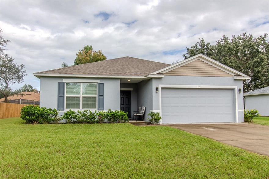 Beautiful 4-Bedroom Home Built in 2022 in Palm Harbor Neighborhood.  Step into this modern 4-bedroom home located in the desirable Palm Harbor neighborhood. As you enter, you’re greeted by a welcoming living room that flows into a spacious family room and kitchen combo—perfect for entertaining or relaxing with family. The kitchen is a true highlight, featuring a large island with optional bar seating, a sink, granite countertops, rich dark cabinetry, and a stylish backsplash. There’s also a cozy breakfast nook overlooking the backyard through sliding glass doors, bringing in plenty of natural light.  The primary suite offers comfort and functionality with dual sinks and a walk-in shower. With its thoughtful layout, modern finishes, and recent construction, this home is move-in ready and offers both style and convenience in a prime location.