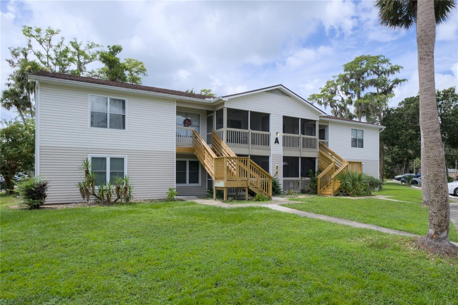 Welcome to Georgetowne Lake! Experience this incredible opportunity to own your 2 Bedroom 2 Bathroom Condo. This unit is on the second floor and has a screened in balcony accessible from the primary bedroom and porch that overlooks the community pool! This layout offers privacy with each bedrooms on opposite sides of the unit with their own bathrooms. Splitting the floor plan is an open living area, kitchen, and dining area. Don't miss your opportunity to own this incredible condo located 10 minutes from shopping, recreation, and beaches.