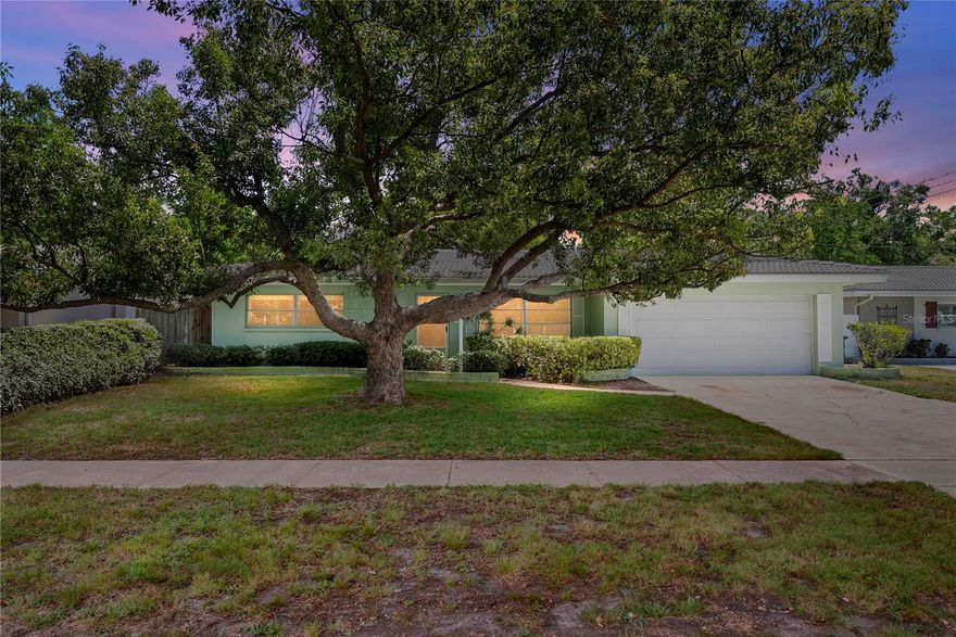 Located in the highly desirable Imperial Park community in Clearwater, this well-maintained 2-bedroom, 2-bath home offers a rare combination of curb appeal, long-term ownership, and a peaceful creekside setting, all in a non-flood zone. Lovingly cared for for over 20 years, the home reflects consistent upkeep and thoughtful improvements throughout. Major system updates include a full HVAC replacement in 2023, including air handler, condenser, ductwork, and insulation, a flat roof replaced in 2021, Water Heater in 2018, and a 2023 4 Point Inspection is available. The durable Palema-style concrete tile roof installed in 2003, is known for its longevity and classic Florida profile. Kitchen appliances have also been updated within the past few years, and the kitchen itself has been refreshed to serve as a functional central gathering space. Set on a nearly ¼-acre lot, the property offers added space and privacy, that's enhanced by its natural creek backdrop. Positioned approximately 40 feet above sea level in a non-flood zone, Evacuation Zone D, the home provides additional peace of mind during storm season. Inside, the layout is both functional and flexible, featuring two bedrooms plus a bonus area sectioned from the garage, ideal for a home office, additional living space, or easily removed depending on preference. An indoor laundry room adds convenience, while three sliding glass doors lead to a Florida room overlooking the creek, creating a quiet space to enjoy natural surroundings and frequent wildlife sightings. Interior finishes offer an opportunity for personalization over time. The home provides a solid foundation with key systems already addressed, allowing for updates without the need for major renovation. Comparable sales within Imperial Park support continued value for buyers seeking both immediate livability and long-term upside. Imperial Park is known for its established feel, well-kept surroundings, and minimal HOA of approximately $120 per year, contributing to maintained streets and trimmed palm trees. The location offers convenient access to Clearwater, St. Petersburg, and Tampa, along with nearby shopping, dining, Gulf beaches, and local parks. Zoned for K to 12 schools within walking distance. Just minutes from Clearwater’s reimagined waterfront, including Coachman Park and The BayCare Sound, home to year-round concerts and events, this home is also near downtown Clearwater’s evolving dining and entertainment scene, with continued growth and development underway. A well-positioned opportunity to secure a centrally located Clearwater home with strong fundamentals, natural privacy, and room to make it your own.