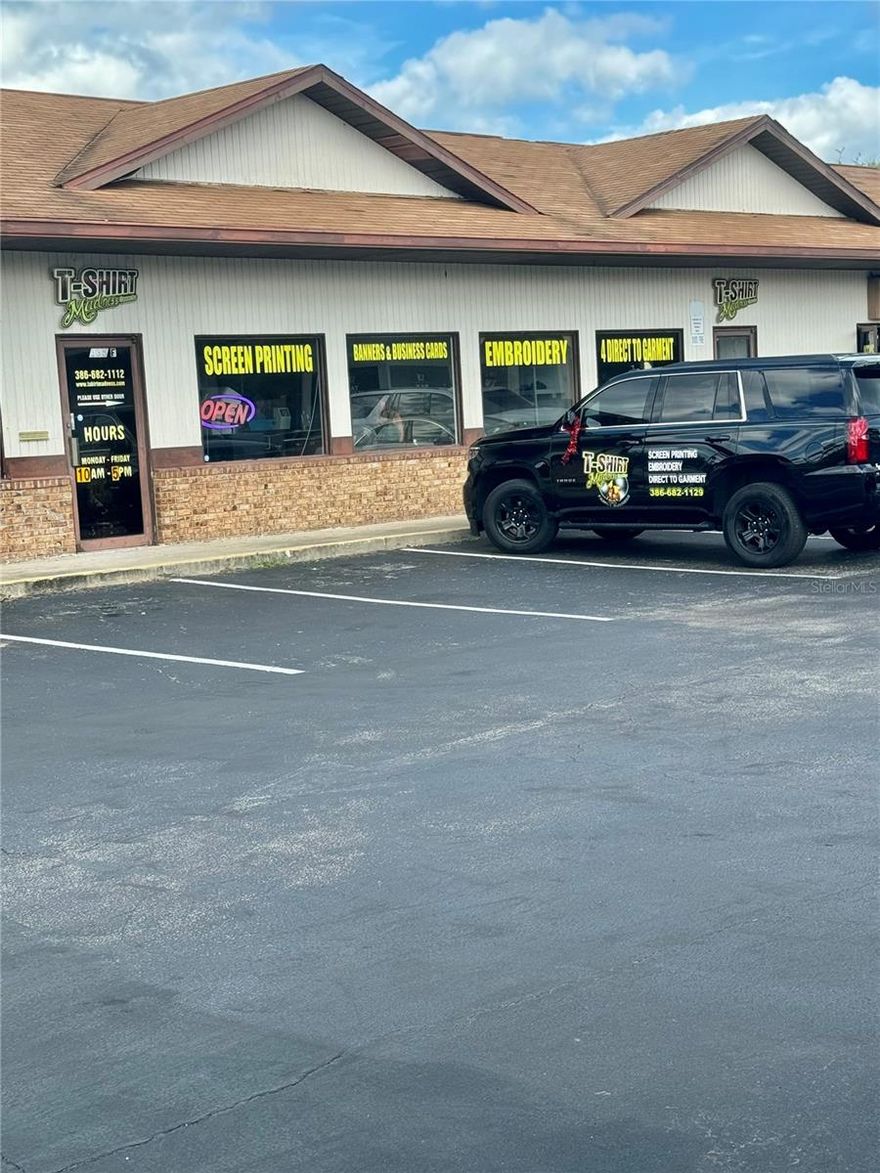 Well established strip mall for sale on busy UXS #1  (Ridgewood Ave). 4 tenants, 6 units, 6 meters. Tenants pay their own electric and pay rent plus (water,sewer,garbage,common area maintenance, sales tax). `Each unit has its own Central AC. 14 parking spots. 4 bathrooms plus plumbing for 2 more. Base rent is per month is $3,050.Total rent collected per month is $5258. Insurance ($2621) and property taxes ($4895) paid by owner. Well located across from the Sunshine Mall. Some tenants have been there for 15 years. All tenants are on a month to month. This building can be purchase with 2355 Ridgewood next door for a total of $1.2 million. There is a retention pond behind the building