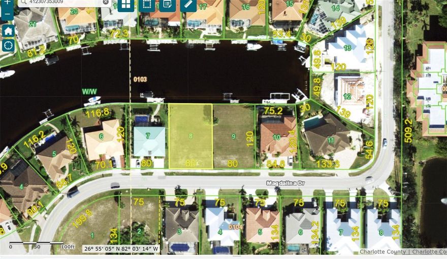 Located in Punta Gorda Isles this Duplex Residential lot gives you the opportunity to build a Duplex or a Single-family home with 80 ft. frontage with quick access to Charlotte Harbor and the Gulf Islands.  Conveniently located to historic downtown Punta Gorda, Gilchrist and Laishley parks and Fisherman's Village to mention a few.