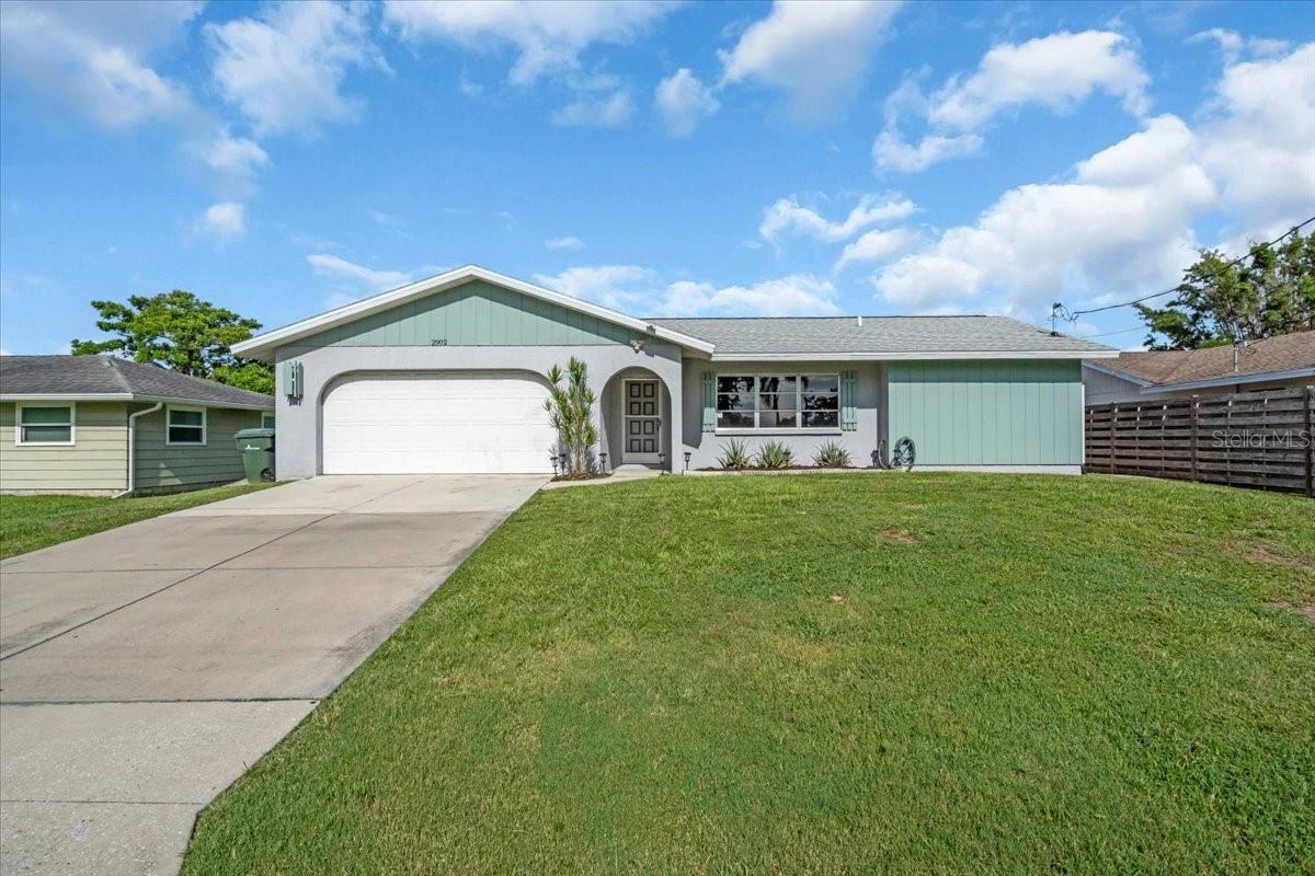 WELCOME HOME!! New Roof! Fresh Paint! New Laminate flooring throughout.
This one is a must see!!
Split floor plan with 3 bedrooms and 2 full baths. Family room off the kitchen plus a large living room. Great space in this home.
A/C is just two years old. Move in ready.
Enjoy the private backyard complete with screened lanai and shed for extra storage.
The over sized two car garage will easily accommodate storage plus vehicle parking.
Great location with easy access to I-75, area beaches, and downtown Sarasota.
This home is a great investment whether it is your permanent residence or leasing investment!