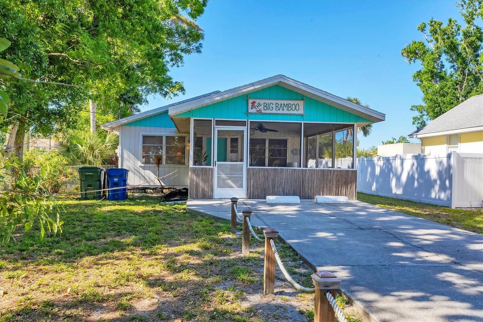 Sellers are motivated! Located west of the trail just minutes from Nokomis Beach, this fully furnished home offers an affordable turnkey opportunity for investors, seasonal residents, or anyone seeking a relaxed Gulf Coast lifestyle.
The layout features one bedroom, a full bathroom, and a flexible bonus room currently used as a second bedroom. A new roof installed in 2023 adds long-term value and peace of mind, while the beautifully furnished interior is clean, functional, and move-in ready.
The enclosed front porch—formerly a 2-car carport—creates a versatile space ideal for lounging, entertaining, or simply enjoying the breeze. The partially fenced backyard offers privacy with plenty of room for outdoor living or gardening.
Set on a quiet street, this property is close to local shops, restaurants, and, of course, it's only two right turns to the beach. No HOA, no restrictions — just an excellent location with strong potential for personal use or rental income.
If you're looking for a solid home in a desirable area with minimal upkeep and maximum flexibility, this one is worth a closer look.
