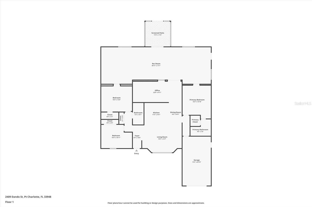 Photo of 2409 Dando Street, Port Charlotte, FL 33948 (MLS # C7518303)