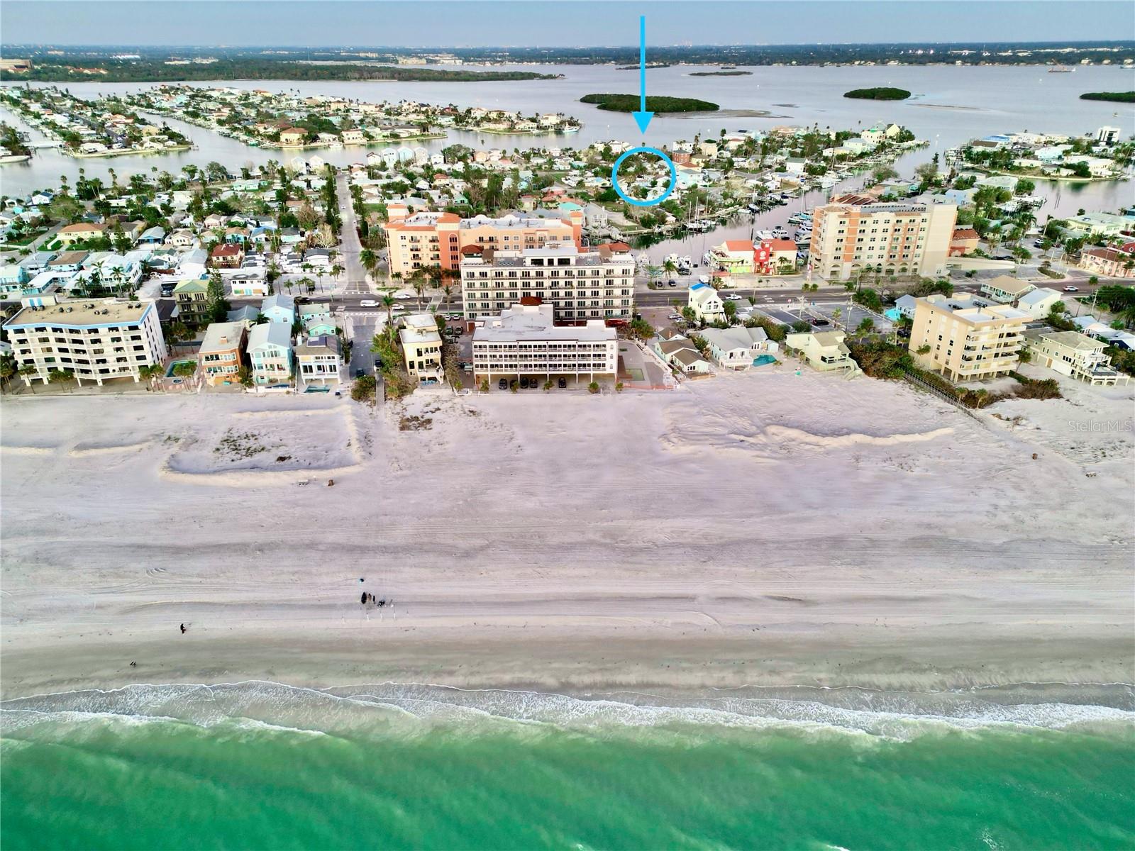 Location, location, location! Just a 5-minute walk to pristine Madeira Beach and the lively John's Pass Fishing Village, this lot offers a once-in-a-generation opportunity in a quiet, redeveloping coastal neighborhood. Home to an adorable TRIPLEX damaged by Helene flooding, the property is being sold as-is for land value only. Modern vinyl fencing adds privacy, and several nearby waterfront access points provide scenic views of Boca Ciega Bay. Whether you're a builder, investor, or buyer ready to create your custom beach retreat, this property offers endless potential in a sought-after location. Buyer will be responsible for demolition and removal, or elevation of the existing structure after closing. Building/renovation type loans may be available for qualified primary residence buyers. Don’t miss your chance to claim a piece of paradise—schedule your private showing today!