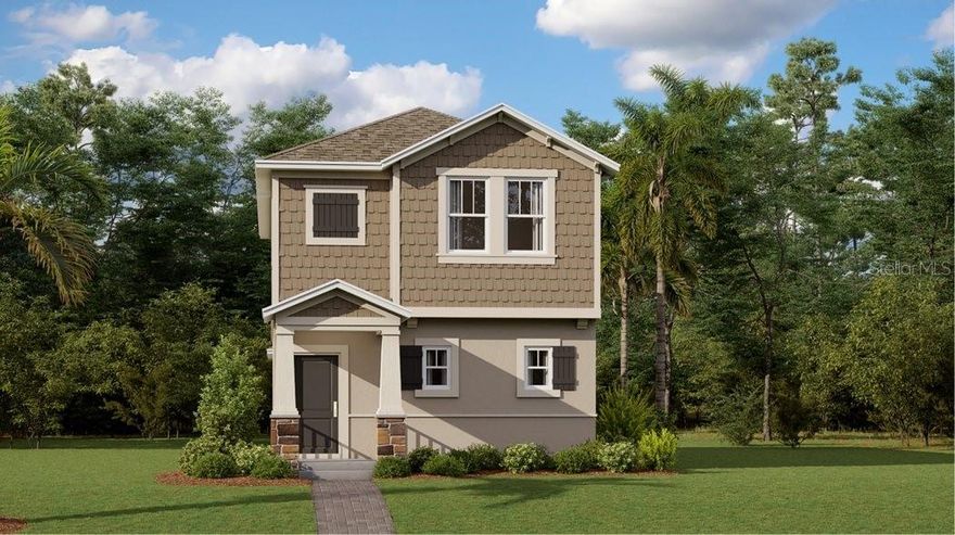 Under Construction. Welcome to the refreshing Autumn, that includes three bedrooms, two and a half baths, with a two-car garage. This is a modern classic two-story home with a detached rear load garage. The kitchen has a large island, fabulous panty and opens to the elegant dining room and spacious family room. There is a laundry room with washer and dryer and a half bathroom on the first floor. The three bedrooms are upstairs. The owner suite has a large walk in closet and spa inspired owner bath with his and her sinks. With “Everything’s Included”, luxury and value go hand in hand. Enjoy connectivity, green building features, plus new energy conscious appliances. Welcome to Wellness Ridge the community that was designed to provide a Healthy & Active Lifestyle!! Community Features include: Sports Courts, Clubhouse, Fitness Center, Conservation Areas, Playground, Resort Style Swimming Pool and Multi-Use Trails. This beautiful home is very close to Lake Louisa State Park. Clermont is one of the fastest-growing cities in Central Florida. Strategically located close to Orlando and theme parks, it is known for its picturesque hills and pristine lakes. Schedule your appointment today!