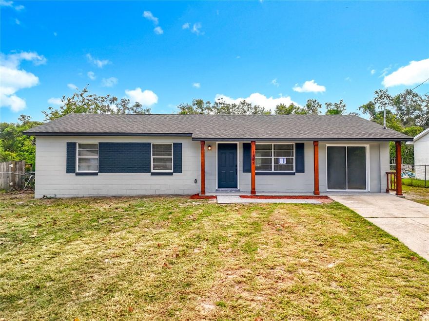 Fully renovated & move-in ready! This stunning 3 bedroom, 2 bathroom home in Tavares has been completely upgraded inside and out. Enjoy a bright open layout with a brand-new kitchen, modern bathrooms, and stylish finishes throughout. Conveniently located near Lake Dora, downtown Tavares, shopping, and dining, this home blends comfort and location perfectly. Don’t wait—schedule your private showing today!
