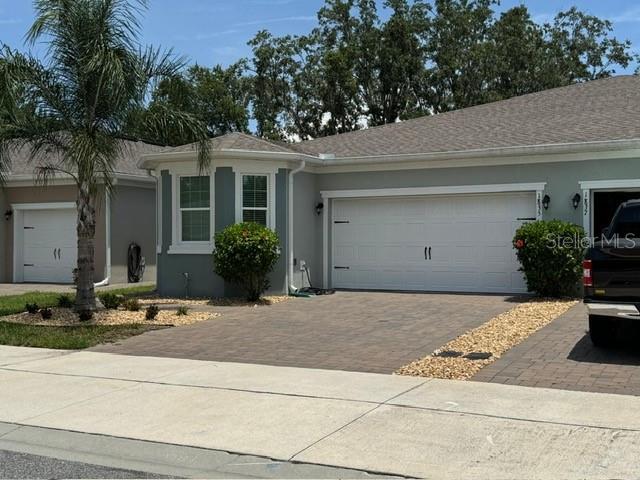 This beautifully upgraded duplex features modern granite countertops, sleek stainless steel appliances, and stylish grey-tone tile flooring throughout the main living areas. The interior is freshly painted in soft, light tones that create a bright and welcoming atmosphere, with plush carpet in the bedrooms only. Additional features include an inside laundry room and a painted two-car garage. Enjoy the screened, covered patio—perfect for relaxing or entertaining outdoors.
Located in a community with a pool, this home offers easy access to Highway 192 and Narcoossee Road, and is just minutes from Lake Nona and Orlando International Airport. You'll find convenient grocery options like Publix and Winn-Dixie nearby, along with additional shopping and dining in charming downtown Saint Cloud. With quick access to major roadways, you're well connected to Orlando, Melbourne, Port Canaveral, and Central Florida's beautiful beaches.