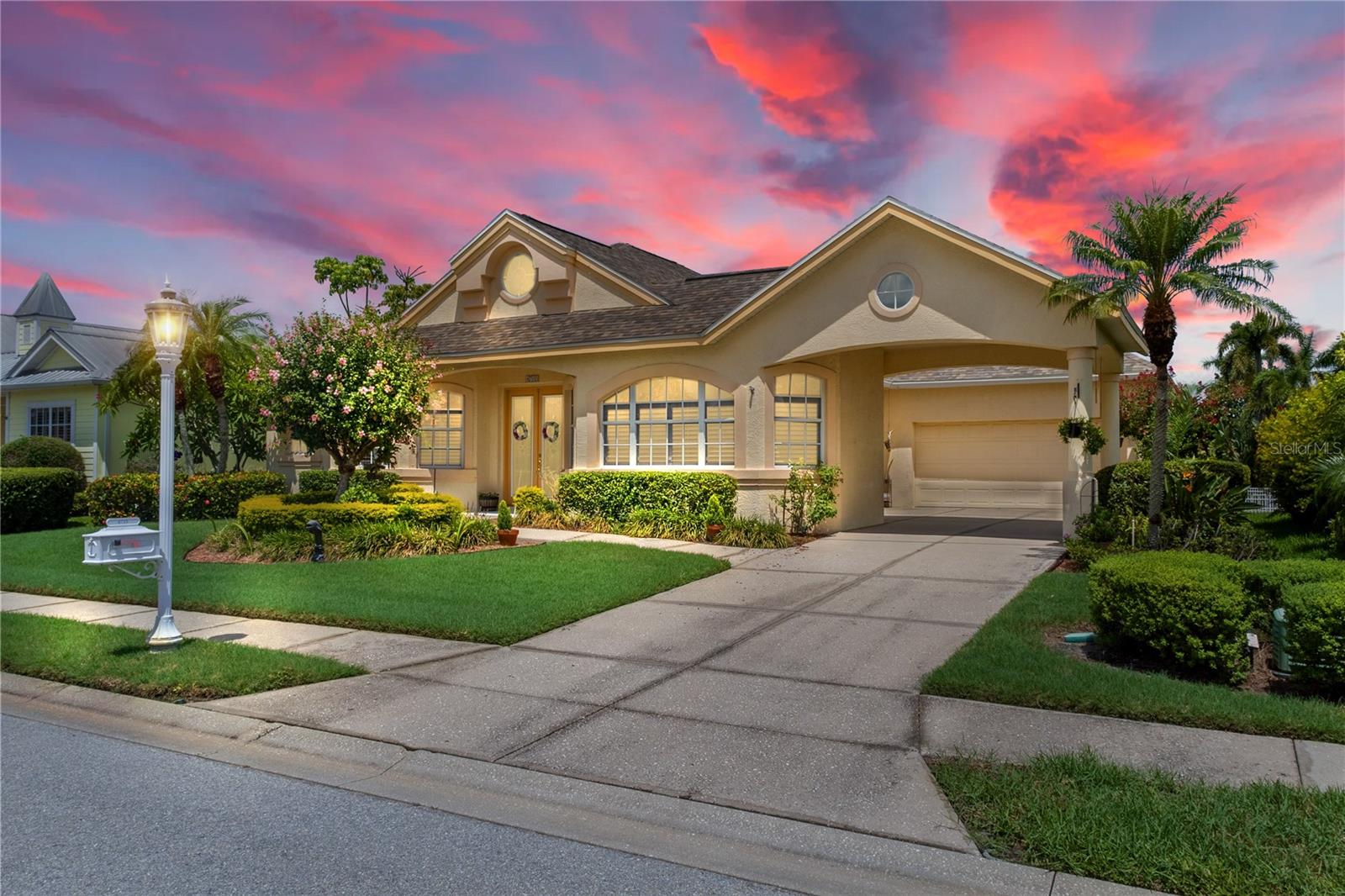 Welcome to your waterfront paradise in The Inlets, one of the area’s most sought-after boating communities! This stunning freshwater canal home offers direct access to the Manatee River, the Intracoastal Waterway, and the Gulf of Mexico—ideal for the avid boater. This beautifully maintained (and freshly painted) residence features 3 bedrooms, 2.5 bathrooms, a den/office, and an open-concept floor plan designed for both comfort and entertaining. The home includes a 2-car garage with a Porte Cochere and ample parking space. Newly remodeled kitchen with solid wood shaker cabinets featuring soft-close drawers and under-cabinet lighting, new stainless appliances with gas range. The spacious primary suite opens to the lanai and offers tranquil pool and canal views, with dual closets and a spa-like bath with dual vanities, garden tub, and a custom walk-in tile shower. Plantation shutters accent the windows throughout, providing both style and privacy. Bamboo flooring extends throughout all bedrooms, the den, and the formal living room, adding a touch of natural sophistication. Fenced in backyard offers safety for families and pets. The Inlets Boating Community also offers tennis, canoeing or kayaking, nature trails, a waterfront park and playground. Low HOA and no CDD. Just minutes to I-75 and SR64, offering easy access to top-rated schools, downtown Riverwalk, golfing, fishing, shopping, and the world-famous beaches of Anna Maria Island—complete with waterfront restaurants you can dock at to enjoy.