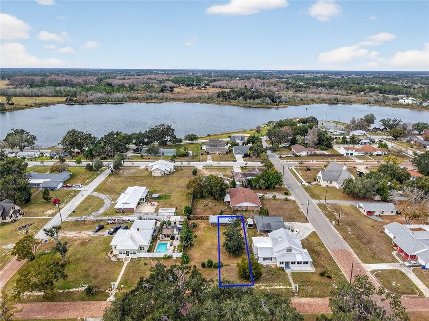 Fantastic lot in the heart of booming Groveland! No HOA and no timeframe to build. Approximately 38x120 lot is just 2 blocks from Lake David Park within the Groveland city limits on a quiet street with lake views. Conveniently close to Clermont within a short drive to retail, dining, shopping, bike trails, Waterfront Park, weekly Farmers Market etc,. Looking for extra space? The lot next door is also being offered for sale by the same seller. Opportunity to buy both and build multi-family!