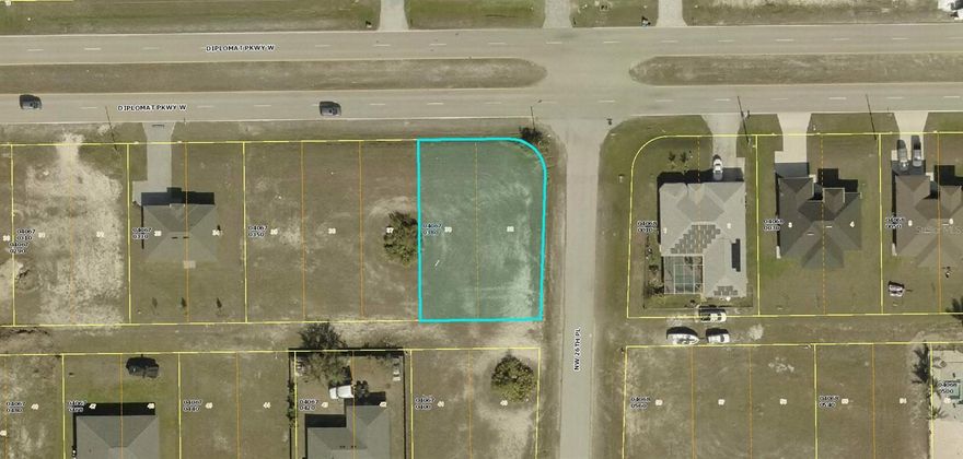 Corner Lot Opportunity!  Discover the perfect place to build your dream home on this exceptional corner lot in the desirable Northwest Cape Coral area. This single-family homesite not only offers added space and flexibility thanks to its corner location but also features a highly sought-after southern rear exposure—ideal for enjoying stunning Florida sunsets from the comfort of your future backyard.  As a Cape Coral resident, you’ll enjoy a lifestyle rich with outdoor recreation, including golfing, boating, kayaking, fishing, and bird watching. Prefer something a bit more laid-back? You’re just minutes from the conveniences of Pine Island Road, where shopping, dining, entertainment, parks, and medical facilities are all easily within reach.  With its prime location, favorable exposure, and added curb appeal of a corner lot, this property presents an outstanding opportunity to create your ideal Florida retreat or invest in one of the area’s fastest-growing communities.