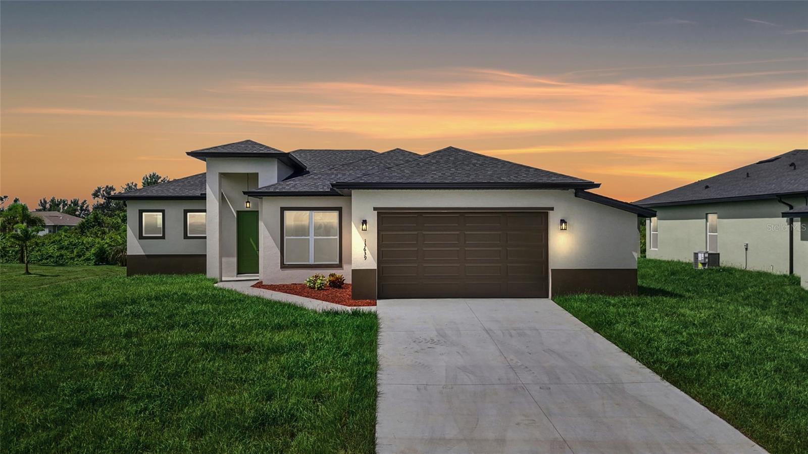 Finished New Construction 2025 located in the highly desirable South Gulf Cove community of Port Charlotte! This modern masterpiece offers 3 spacious bedrooms, a private office, 2.5 elegant bathrooms, and a 2-car garage with additional 5'x5' storage space designed for comfort, style, and functionality.
Step into a stunning open-concept layout with luxury vinyl flooring throughout, a grand living room, and a gourmet kitchen featuring a large center island with granite countertops perfect for entertaining and everyday living.
The luxury primary suite is a retreat of its own, boasting a soaking tub, dual vanities, a waterfall shower, and spa-inspired finishes. The home also includes oversized hurricane-impact windows and doors and is built on elevated ground—adding an extra layer of safety and peace of mind in a flood-prone zone.
Enjoy a large backyard ideal for a future pool, garden, or outdoor oasis.
Just minutes from Southwest Florida’s most iconic beaches:
Port Charlotte Beach Park with a fishing pier, pool, boat ramp, sports courts & picnic areas.
Stump Pass Beach State Park ideal for shelling, kayaking, and nature trails.
Don Pedro Island State Park accessible by ferry, with secluded beaches and crystal-clear waters.
Boca Grande Beach on Gasparilla Island, known for pristine sands, tarpon fishing, and old-Florida charm.
Close to top-rated restaurants and vibrant recreation:
Fishermen’s Village waterfront shopping, dining, marina, and live music in Punta Gorda.
Harborwalk a scenic 2.4-mile path perfect for biking, walking, and sunset views.
Cape Haze Pioneer Trail – 8-mile paved trail connecting to the islands.
Local dining favorites: The Perfect Caper, The Twisted Fork, Maury’s Steakhouse, and The Banyan House.
This home checks every box for luxury living in paradise whether you're relocating, investing, or looking for your dream Florida retreat. Don’t miss this opportunity!