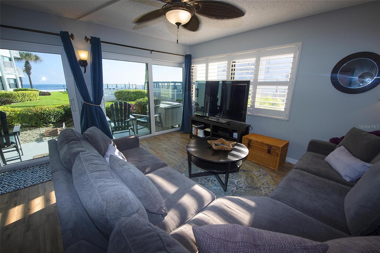 Direct ocean front - 2 bedroom, 2 full baths, wrap around balcony. This is a vacation rental completely furnished. Call Ocean Reef Villa to verify pricing and availability. 386-426-5684 Weekly rate: 1425.00 Monthly Rate: 4275.00