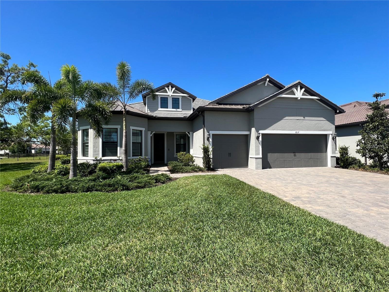 **ANNUAL 3/3/3 plus OFFICE/DEN AVAILABLE ***GORGEOUS home for rent in Shoreview Lakewood Ranch area**Steps away from the dog park and luxury resort style clubhouse! Boasting BEAUTIFUL finishing touches, wood grain tile throughout, garden tub in the master bath, recess lighting, granite countertops, modern ceiling fans, and zero corner sliding glass doors and more, this home has it all!!. Nestled in the sought after Waterside community, with a farmers market every Sunday, waterfront dining, shopping, kayaking, festivals, and nature trails in very close proximity!! You will never have to go far for entertainment or to just enjoy the luxurious Florida lifestyle! One small pet ok with owner approval Home will be offered unfurnished.