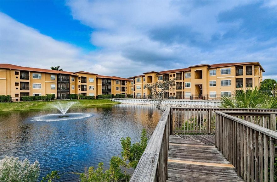 What makes this BEACHWALK condo special are the UPGRADES!  NEW shaker-style cabinets with granite countertops in the kitchen. NEW stainless appliances.  The kitchen breakfast bar is the perfect spot for a few bar stools.  The living room features tile flooring and flows out to the SPACIOUS SCREENED BALCONY overlooking the lush courtyard. The primary suite offers NEW laminate flooring and boasts a large walk-in closet. The bathroom also has NEW cabinetry and granite counters.  NEW tile work in the tub/shower combo.  Washer and dryer to be installed prior to occupancy. The Beachwalk amenities include a resort style pool, clubhouse, fitness center, walking trails, car wash and kayak launching area. The GATED community offers peace of mind.  10 minutes to the Tampa Airport and close to restaurants and shopping.