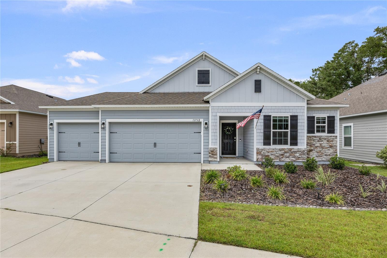 Welcome to your dream home in the heart of Newberry! Located in a highly sought-after community just a short stroll from the vibrant Town of Tioga, this beautifully crafted 3-bedroom, 2-bath residence with a dedicated office space offers modern comfort, functionality, and style—all in one.
Built in 2023, this home feels brand new, featuring a thoughtfully designed open-concept layout perfect for both everyday living and entertaining. The spacious kitchen flows seamlessly into the dining and living areas, creating a bright and inviting atmosphere filled with natural light.
The private office provides an ideal work-from-home setup or flexible space for a playroom, guest room, or home gym. The luxurious primary suite includes a spa-like ensuite bathroom and ample closet space, while two additional bedrooms and a full bath offer room for everyone.
Step outside to enjoy a quiet backyard retreat or take a leisurely walk to the restaurants, shops, and community events at nearby Town of Tioga.
Additional highlights include:
3-car garage with extra room for storage or hobbies.
Energy-efficient construction and modern finishes throughout.
Quiet, family-friendly neighborhood with walkable amenities.
Don't miss the opportunity to own this move-in ready gem in one of Newberry's most desirable locations!