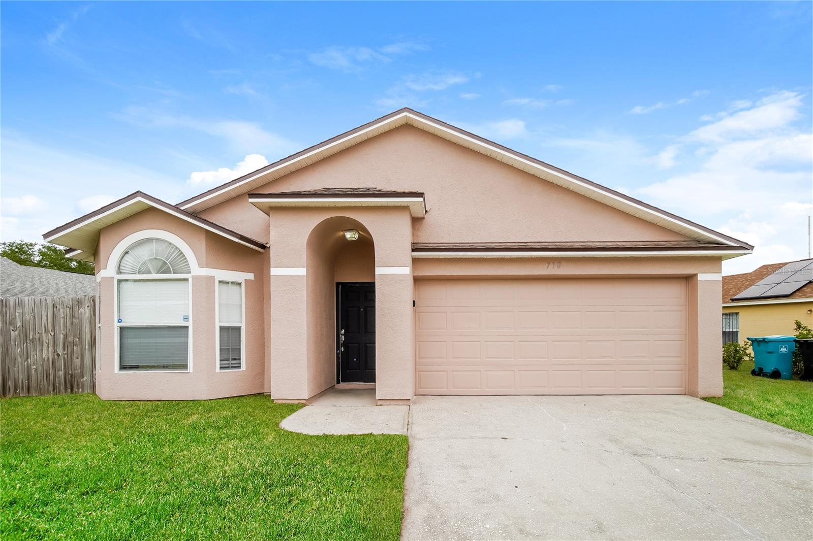 Well-maintained 3 bedroom, 2 bathroom home with a bright, open layout. The living and dining areas flow nicely into the kitchen with ample cabinet and counter space. The spacious primary suite features a walk-in closet, double sinks, a soaking tub, and separate shower. Two additional bedrooms are perfect for guests or a home office. Enjoy a fenced backyard and a 2-car garage. Easy to show!