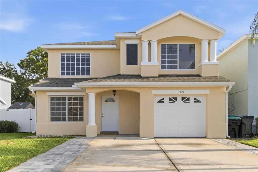 Right in time for Summer!! This beautiful pool home is MOVE IN READY! Come enjoy the comfort of 4 bedrooms and 2.5 bathrooms with a lovely pool that has just been resurfaced waiting for splash memories to be created. Located in quiet neighborhood just minutes to EVERYTHING. New light fixtures, freshly painted open layout with convenient space for entertaining throughout. Rent includes pool maintenance, front yard lawn care and water utility. Don't Miss Out!