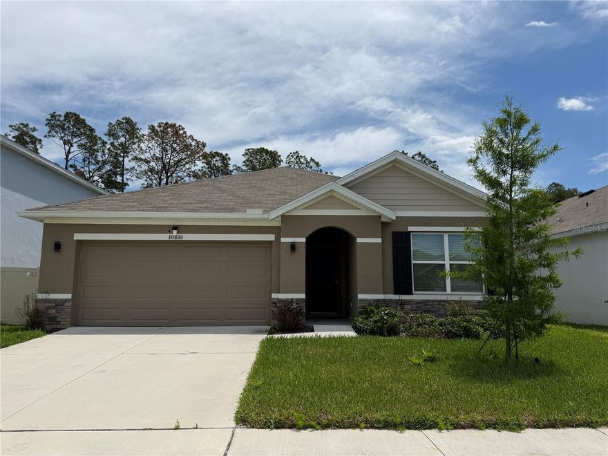 This beautifully maintained home located in the highly desirable Mirada community offers the perfect combination of comfort, style, and convenience. Featuring 3 bedrooms and 2 bathrooms with a desirable split floor plan, this home provides both privacy and functional living spaces. The open-concept layout seamlessly connects the kitchen, dining, and living areas, creating an inviting atmosphere ideal for everyday living and entertaining.

The kitchen is equipped with granite countertops, stainless steel appliances, ample cabinetry, and a spacious island overlooking the main living area. Tile flooring throughout the common areas adds a modern touch and easy maintenance, while the bedrooms gives a cozy and comfortable feel.

The spacious primary suite features a large walk-in closet and an en-suite bathroom with dual vanities, a walk-in shower, and a relaxing garden tub. Enjoy Florida living at its best with access to Mirada’s incredible resort-style amenities, including the famous crystal lagoon, walking trails, playgrounds, dog parks, and community events.

Conveniently located near shopping, dining, schools, and major highways, this home offers an exceptional lifestyle in one of the fastest-growing communities in the area.