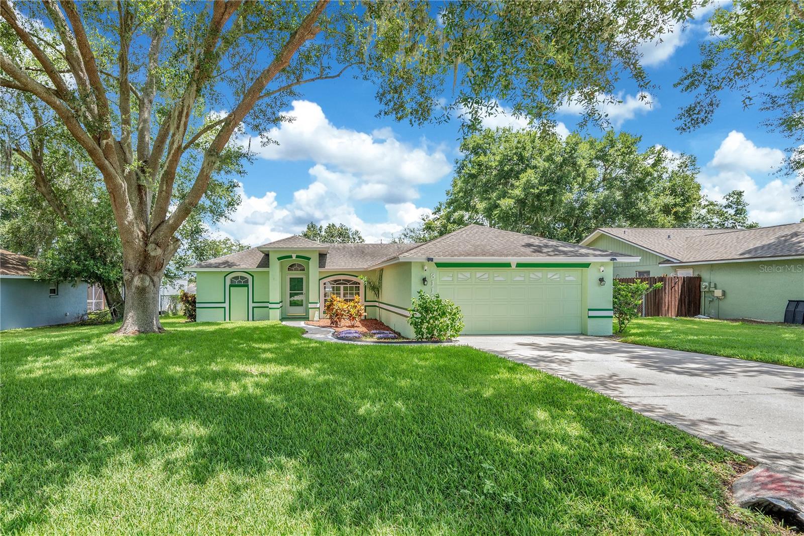 Charming 3-Bed, 2-Bath Home on Fully Fenced Lot in Rural Lakeland – No HOA! USDA loan area!!
Discover peace and privacy with this beautifully maintained 3-bedroom, 2-bathroom home nestled in the quiet, rural area of Lakeland, Florida. Situated on a spacious, fully fenced lot with a swing gate rear entry from the main road, this property offers both security and convenience—perfect for boat, RV, or trailer access. Step inside to find a home with great bones and thoughtful updates, including a brand-new central A/C system installed in 2025 and a 2018 roof for added peace of mind. Both bathrooms have been recently renovated with stylish modern finishes, and the kitchen boasts upgraded tile flooring. Enjoy your mornings or evenings on the covered, screened-in back patio, with no rear neighbors to interrupt the view or your tranquility. The home also features attractive curb appeal and is located in a quiet, established neighborhood with no HOA restrictions. Whether you're looking for a move-in ready home or a solid investment, this property has everything you need—and room to grow. Don’t miss out on this rare find in Lakeland!