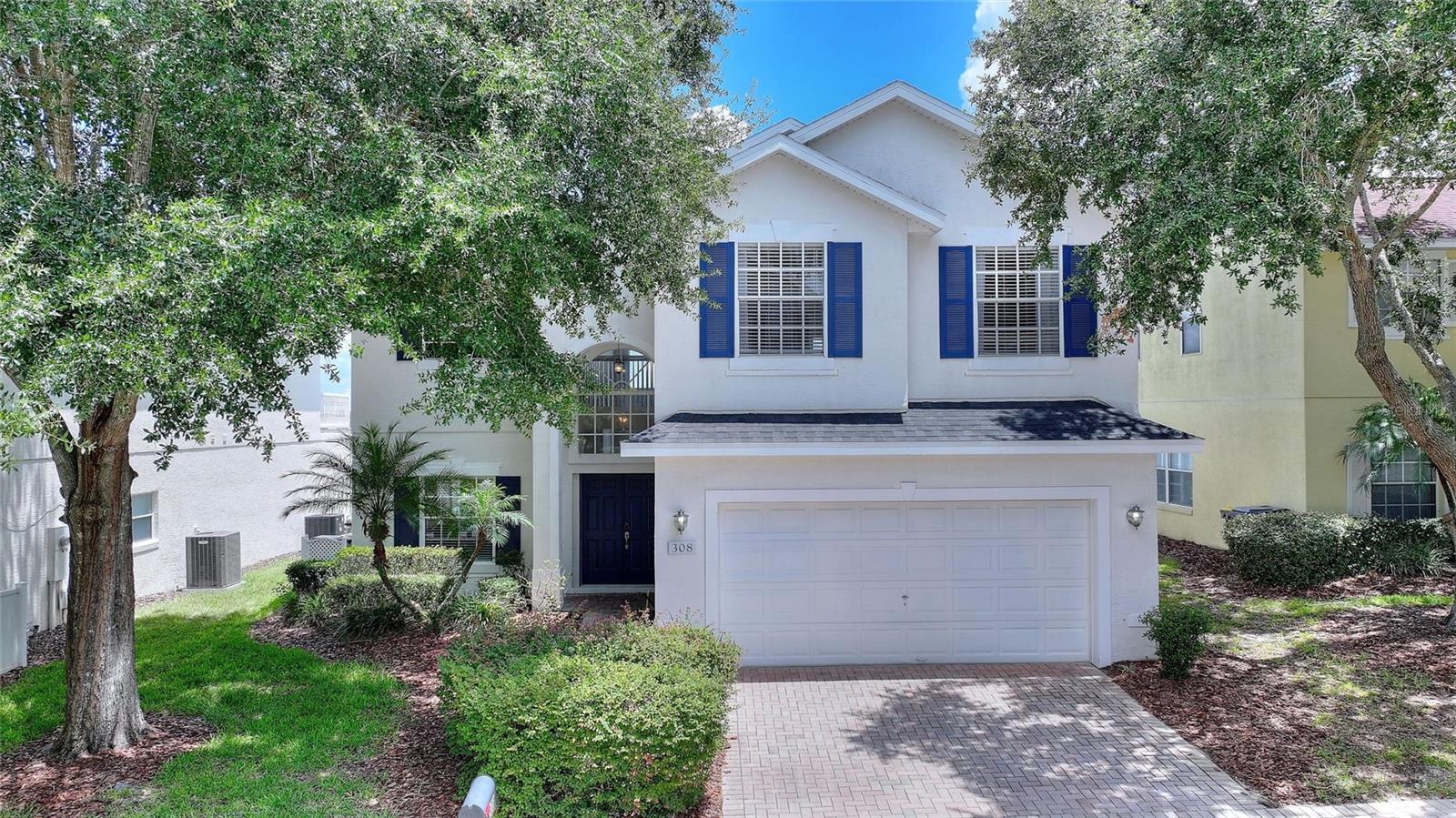 Welcome to 308 Windsor Place in the desirable Abbey at West Haven, a gated community in the heart of Davenport in the Champions gate area, just 20 minutes from Disney! This beautifully updated pool home offers comfort, versatility, and style — perfect as a primary residence, vacation home, or investment property with no CDD and short-term rental zoning allowed.
Step inside to discover a modern interior featuring new AC (2024), new roof (2025), and new pool pump (2025). The home was remodeled in 2020. The kitchen is a standout with stunning quartz countertops, bold blue cabinetry with sleek hardware, and updated lighting fixtures. Ceramic tile flows through the living, dining, and wet areas, while laminate flooring enhances all bedrooms for a clean, low-maintenance lifestyle.
This spacious layout boasts two master suites — the main one located on the first floor with a luxurious en suite that includes a walk-in shower, garden tub, dual sinks, and private water closet. The second master upstairs features a standalone shower and easy access to additional guest bedrooms, each beautifully themed with nearby full bathrooms.
Enjoy Florida living at its best on the extended pool deck with spa, no rear neighbors, and stylish outdoor furnishings included. Two convenient half baths (one poolside) and a loft area ideal for a second living room, play area, or home office complete this thoughtfully designed home.
Fully furnished and move-in ready, this property offers everything you need for year-round enjoyment or rental income. Close to shopping, restaurants, golf, medical facilities, and major attractions — this is the home you’ve been waiting for!