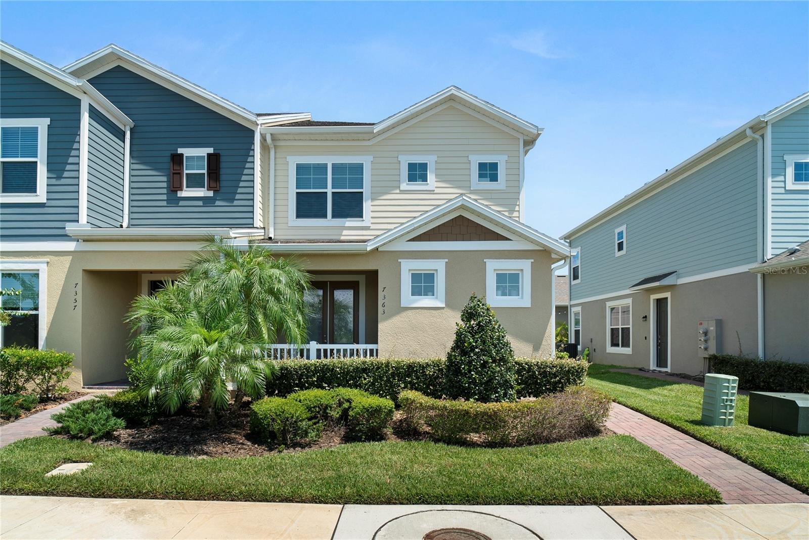 Welcome to your chance to own one of the most desirable residences in this vibrant community! This spacious 4-bedroom, 4-bath corner townhome is truly special—not only does it feature a thoughtful two-story layout with the primary suite on the main floor, but it’s also one of the very first resale opportunities since the builder completely sold out. That means you can move in now without waiting on new construction while still enjoying the benefits of a like-new home.From the moment you arrive, the curb appeal is undeniable. Because this is a corner end unit, you’ll immediately notice the extra privacy, abundance of natural light streaming through the windows, and the rare luxury of a side yard—something only a handful of homes in the neighborhood can offer. Step inside and you’ll find an open concept floor plan designed for both everyday living and effortless entertaining. The main living area flows seamlessly from the kitchen to the family room, creating a warm and inviting atmosphere where everyone can gather.The primary suite downstairs provides comfort and convenience, with generous proportions and plenty of natural light to make it feel like a retreat. The en-suite bathroom features modern finishes, dual vanities, and a spacious walk-in shower—everything you’d want for a restful start and end to your day. Upstairs, additional bedrooms and baths provide the perfect setup for family, guests, or even a home office, ensuring flexibility as your needs change.One of the standout features of this property is the detached garage with an adjoining private patio. Whether you’re sipping coffee in the morning sun, hosting a casual dinner under the stars, or simply enjoying the quiet ambience of your own outdoor escape, this space brings an unmatched charm to the home. And let’s not forget the views—this residence looks directly out at the golf course, offering a peaceful and picturesque backdrop that not many townhomes in the community can boast. Imagine waking up to the sight of manicured greens and relaxing with sunsets over open fairways.As part of this community, you’ll also enjoy the benefits of low-maintenance living, where landscaping and exterior upkeep are handled for you. That means more time to spend enjoying nearby shopping, dining, and entertainment options, plus the community amenities that make life here feel like a getaway. Whether you’re an avid golfer, love to take evening walks, or simply appreciate a neighborhood that feels both welcoming and exclusive, this home checks every box.Opportunities like this don’t come often. With the builder sold out and inventory in this area limited, this townhome represents not only a beautiful living space but also a smart investment in one of the area’s most desirable neighborhoods. Don’t miss your chance to claim a home that combines style, comfort, convenience, and stunning views all in one. Schedule your private tour today and experience firsthand why this townhome stands out from the rest!