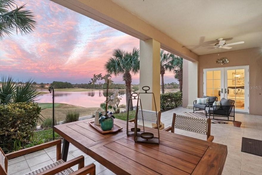 SELLER TO PAY FIRST YEAR OF CONDO FEES UP TO $13,200
Sunrise Views • First-Floor Living • Golf & Lake Wake up to sunrise over the 18th green and a tranquil lake from this elegant first-floor condo in the Palencia. Designed for comfort and aging in place, this condo offers no stairs, easy accessibility, and effortless single-level living. Enjoy golf and water views from the private lanai, while the open great room features a cozy fireplace and a bright, welcoming layout. Fresh new paint and carpet provide a refined, neutral foundation, complemented by newer windows and French doors, a new water heater and water softener. The home includes two assigned parking spaces in a gated underground garage, elevator access, and a private storage unit. HOA fees cover building and grounds maintenance, water, and strong reserves. Just steps from pools, a fitness center, tennis, pickleball, and golf. Scenic community paths include a boardwalk with Intracoastal views, while the community town center shops and dining is conveniently
nearby