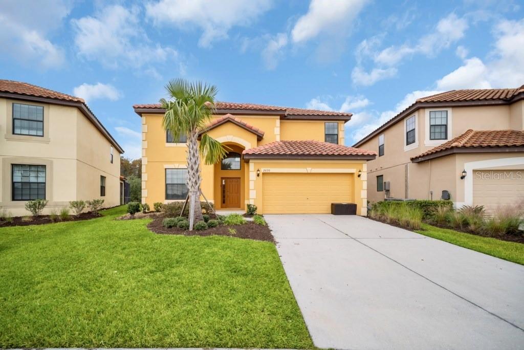 Beautifully furnished 6-bedroom home in Veranda Palms Resort, Kissimmee — only 20 minutes from Disney! Features a private screened pool, conservation view, and no rear neighbors. Gated community with clubhouse, gym, and resort-style amenities. Pool, lawn care, and trash included. Pets welcome with approval.