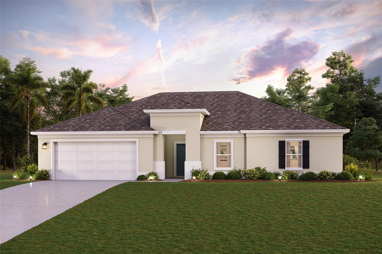Under Construction. Begin your next chapter in this stunning new construction home located in the vibrant Grand Oaks Community! The desirable Coryell Plan features welcoming foyer and an open great room that flows into a well-appointed kitchen featuring a breakfast bar, walk-in pantry, gorgeous cabinets, granite countertops, and stainless steel appliances (Including a range with microwave and dishwasher). A spacious laundry room is located off of the hallway. The primary suite has a private bath, dual vanity sinks, and a roomy walk-in closet. The Coryell Plan also comes complete a rear patio and a 2-car garage.